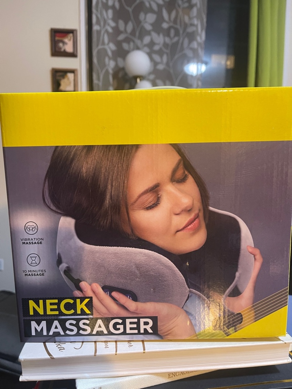 Neck Massager Travel Pillow - Gray